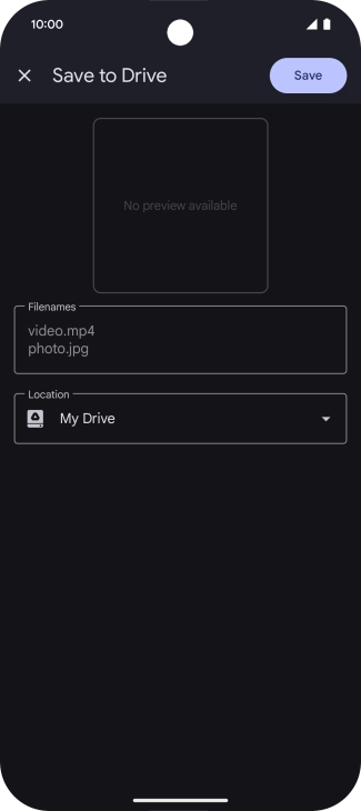 Press the field below 