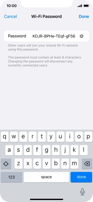 Press Done. Press Done.