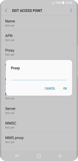 Key in 10.24.59.100 and press OK.