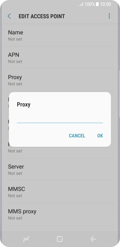 Key in 10.24.59.100 and press OK.