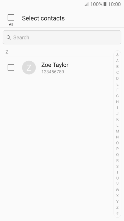 Press the field above 