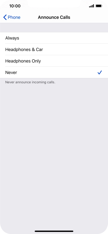 Press Always to turn on the function when silent mode is turned off.