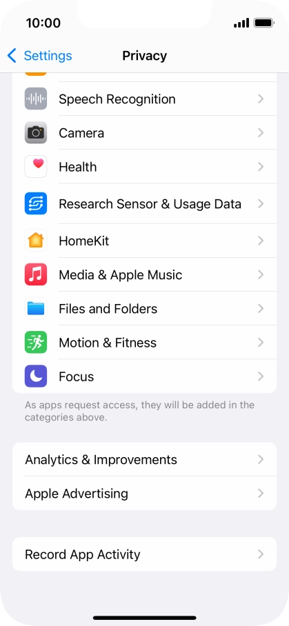 Press Record App Activity.