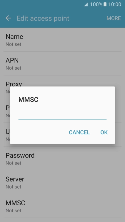 Key in http://www.vodafone.ie/mms and press OK.