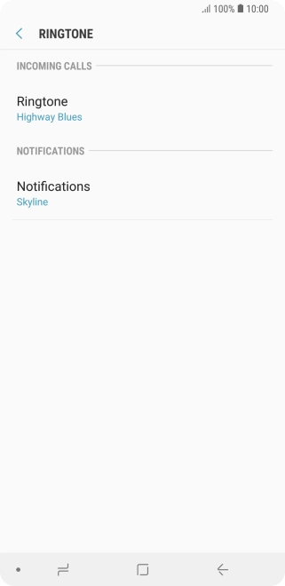Press the Home key to return to the home screen.