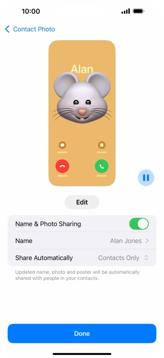 Press the indicator next to Press the indicator next to