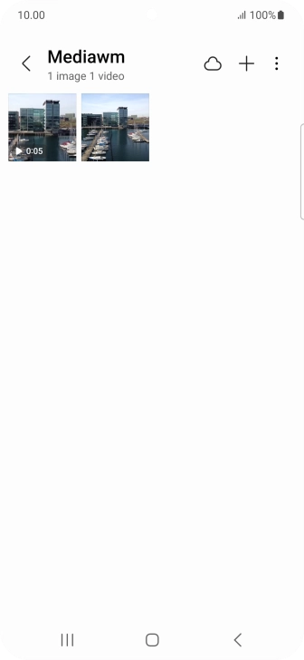 Press and hold any picture or video clip.