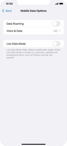 Press Voice & Data. Press Voice & Data.