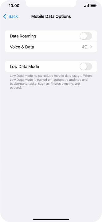 Press Voice & Data. Press Voice & Data.