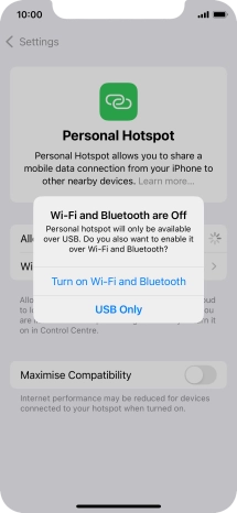 If Wi-Fi is turned off, press Turn on Wi-Fi and Bluetooth. If Wi-Fi is turned off, press Turn on Wi-Fi and Bluetooth.