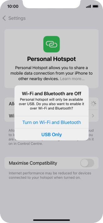 If Wi-Fi is turned off, press Turn on Wi-Fi and Bluetooth. If Wi-Fi is turned off, press Turn on Wi-Fi and Bluetooth.