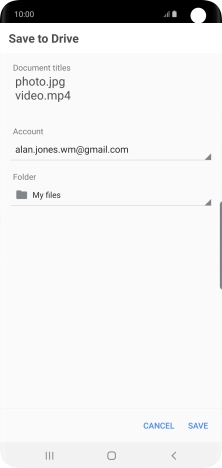 Press SAVE. Press SAVE.