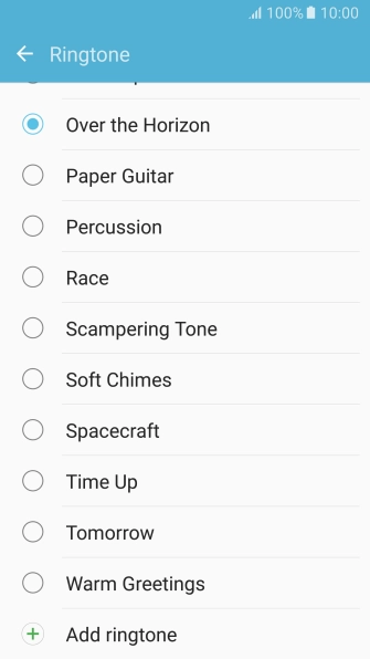 Press Add ringtone.