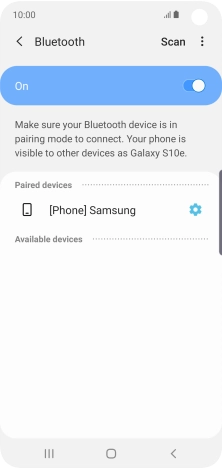 Press the Home key to return to the home screen.