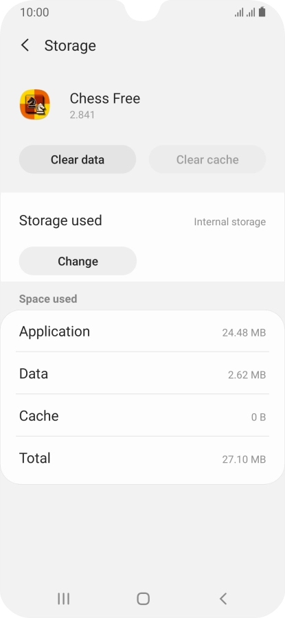 Press the Home key to return to the home screen.