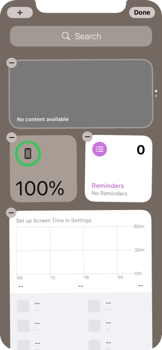 Press the add icon.