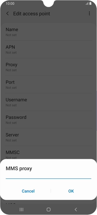 Key in 10.24.59.200 and press OK.