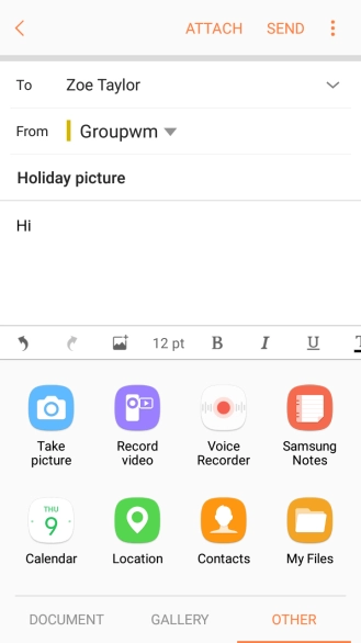 Press My Files and go to the required folder.