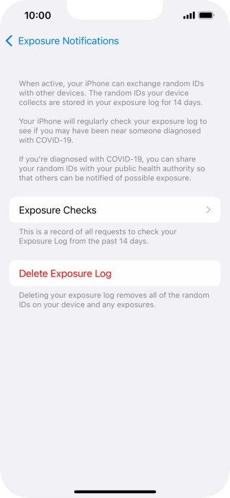 Press Delete Exposure Log. Press Delete Exposure Log.
