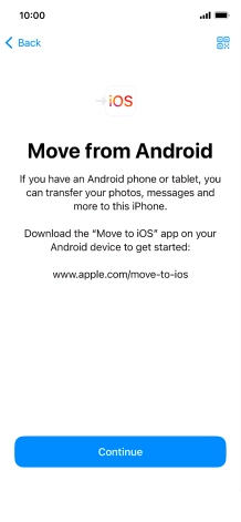 To transfer content to your phone, you need to install the app 