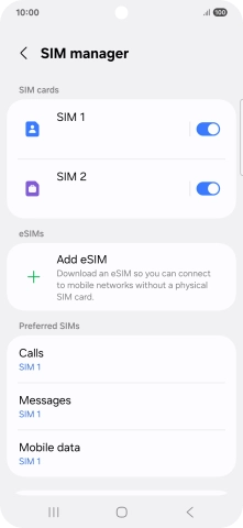 Press the required price plan.