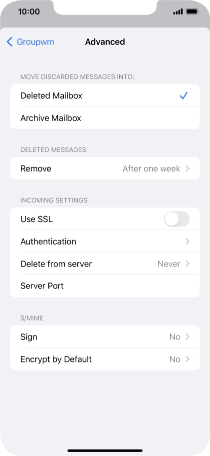 Press Authentication.