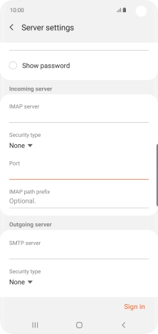 Press the field below 