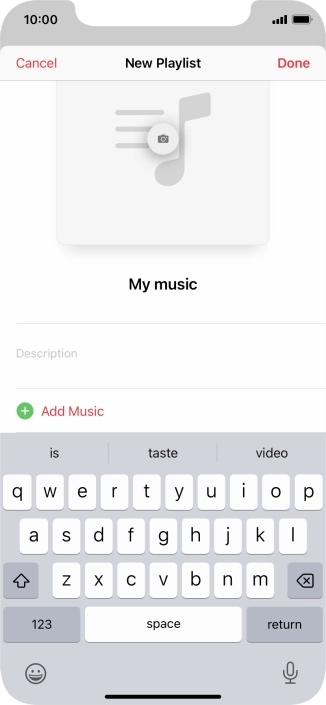Press Add Music.