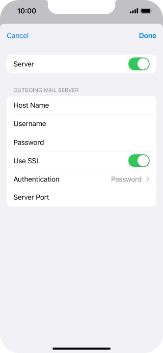 Press Authentication.