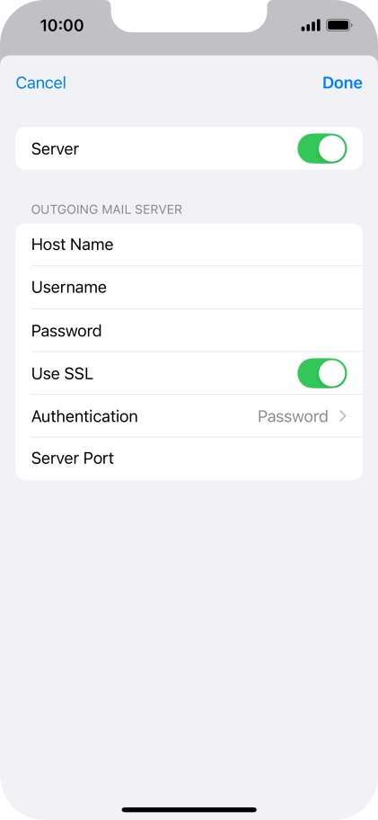 Press Authentication.