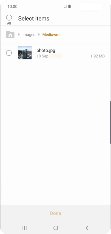 Press the required file. Press the required file.