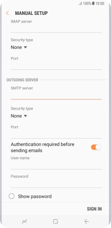 Press the drop down list below 