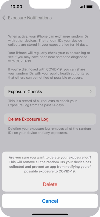 Press Delete. Press Delete.
