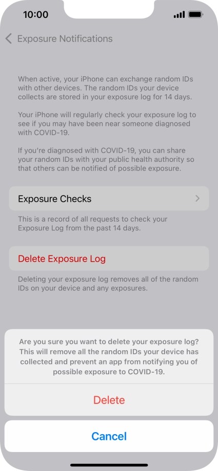 Press Delete. Press Delete.