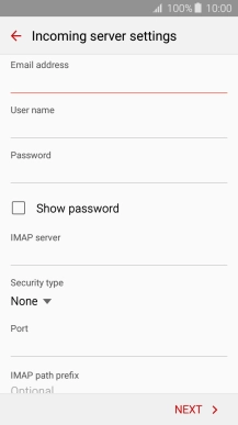 Press the field below 