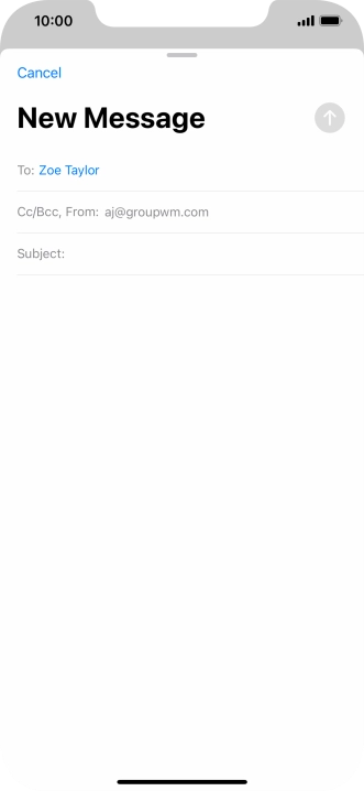 Press the field next to 