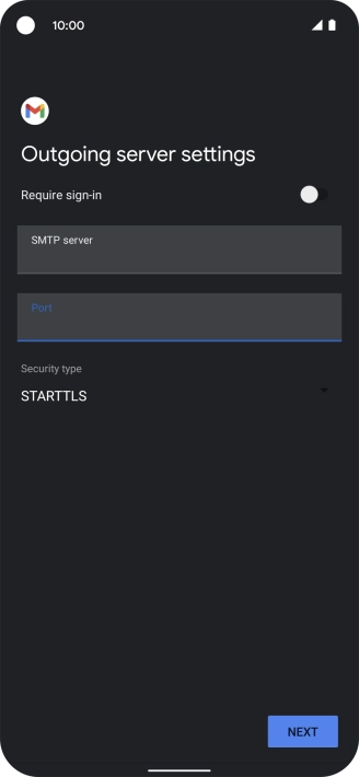 Press the drop down list below 