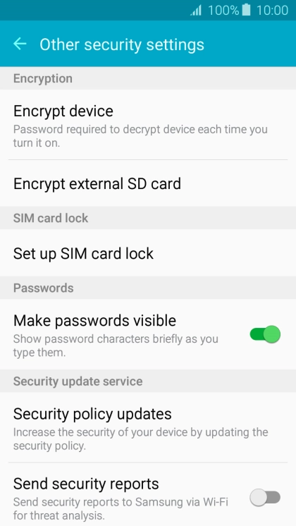 Press Set up SIM card lock.