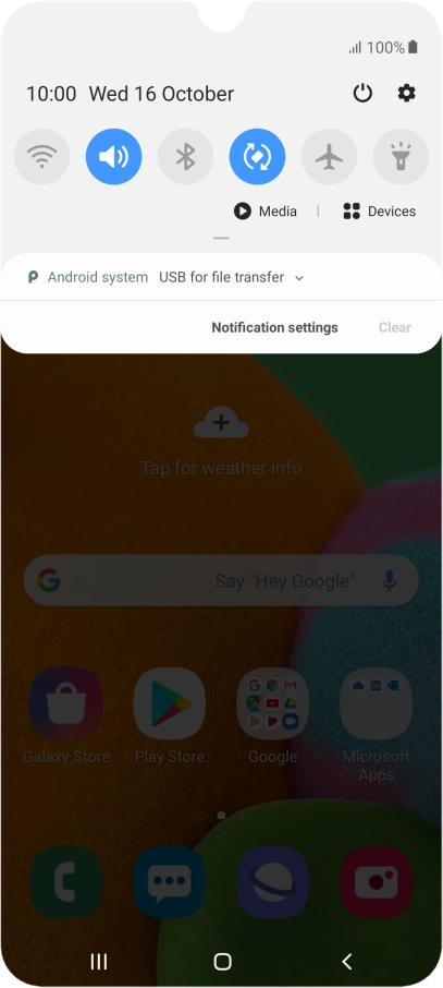 Press Android system.