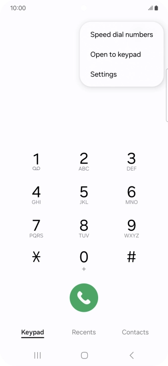 Press Settings. Press Settings.