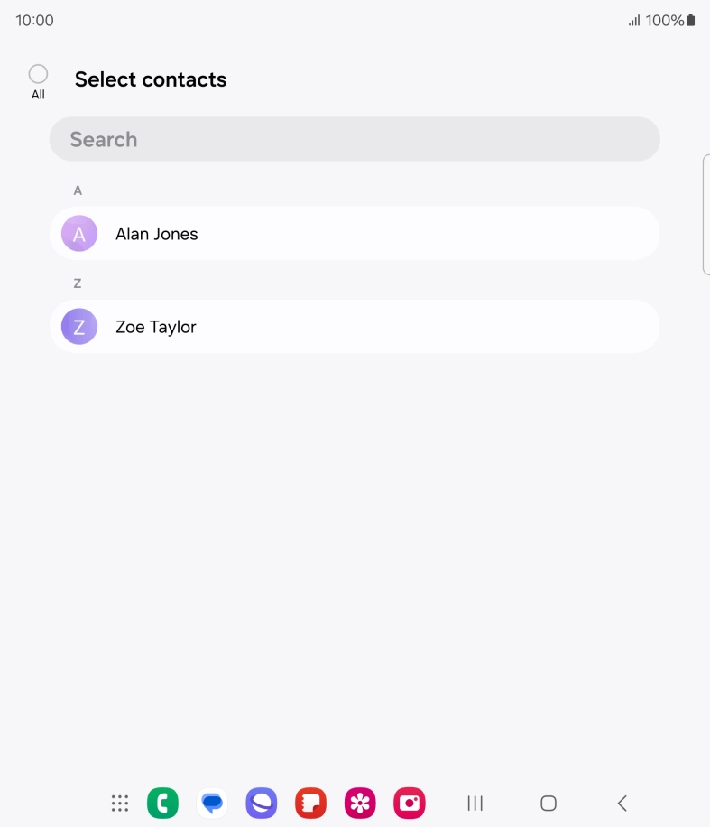 Press the field above 