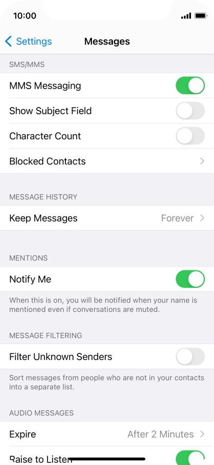 Slide your finger upwards starting from the bottom of the screen to return to the home screen.