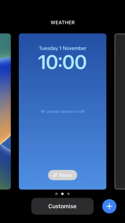 Press Focus. Press Focus.