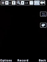 If the video recorder is turned on, press the Left selection key.