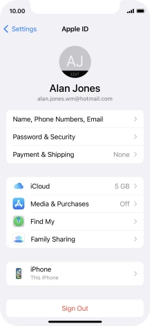 Slide your finger upwards starting from the bottom of the screen to return to the home screen.