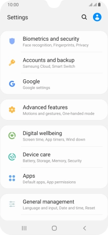 Press Accounts and backup.