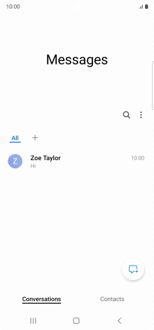 Press the new message icon.