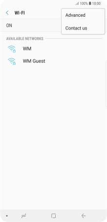 Press Advanced. Press Advanced.