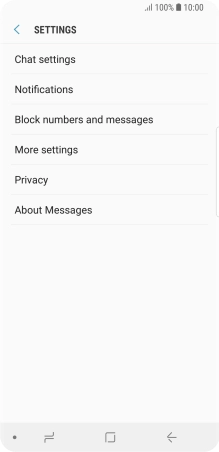 Press More settings.