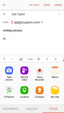 Press My Files and go to the required folder.